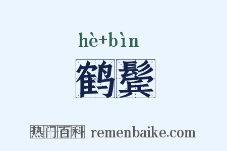 鹤鬓是什么意思的图片